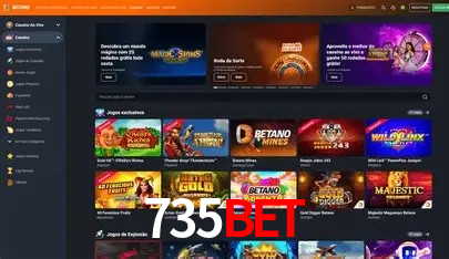 Slots com jackpots e giros grátis na 735bet