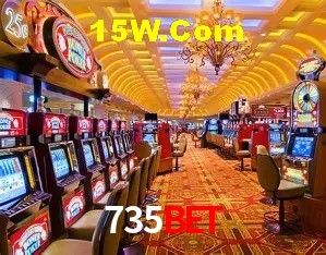 Interface moderna da plataforma 735bet
